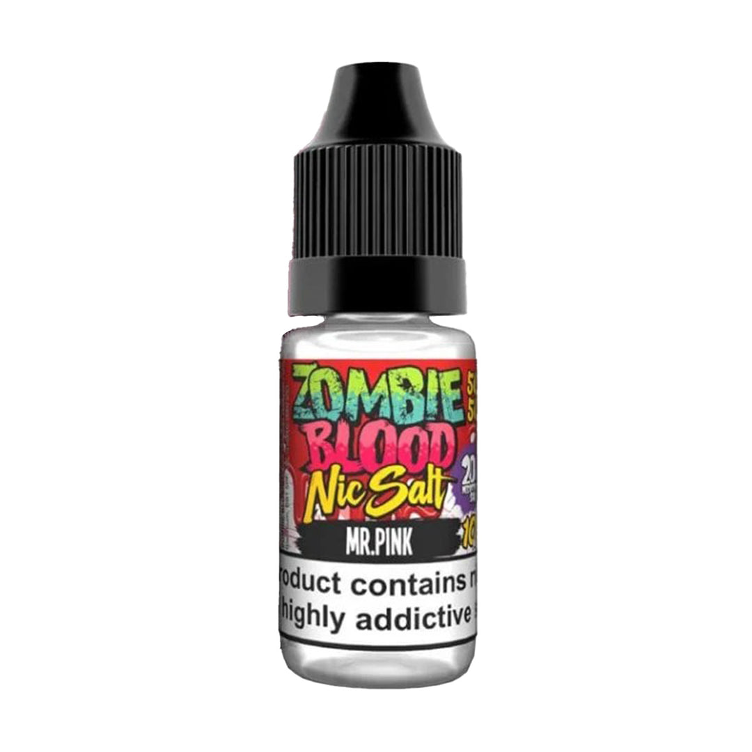 Zombie Blood Mr Pink Nic Salt Vape Juice
