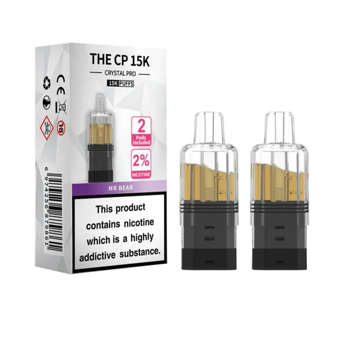 Mr Blue Crystal Pro CP 15K Prefilled Pod + Refill Container