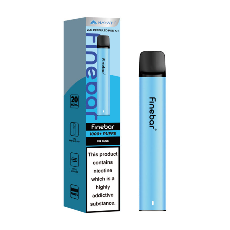 Hayati Finebar Pod Kit | 1000 Puffs