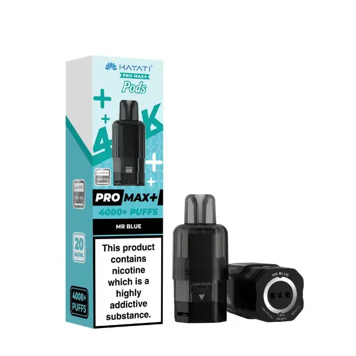 Mr Blue Hayati Pro Max Plus 4K Refill Pods