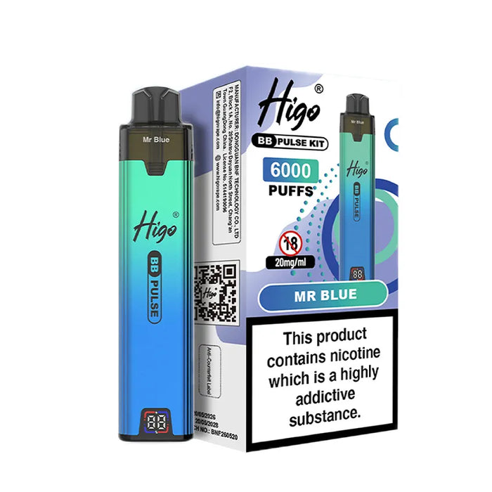 Mr Blue Higo BB Pulse 6000 Prefilled Pod Kit