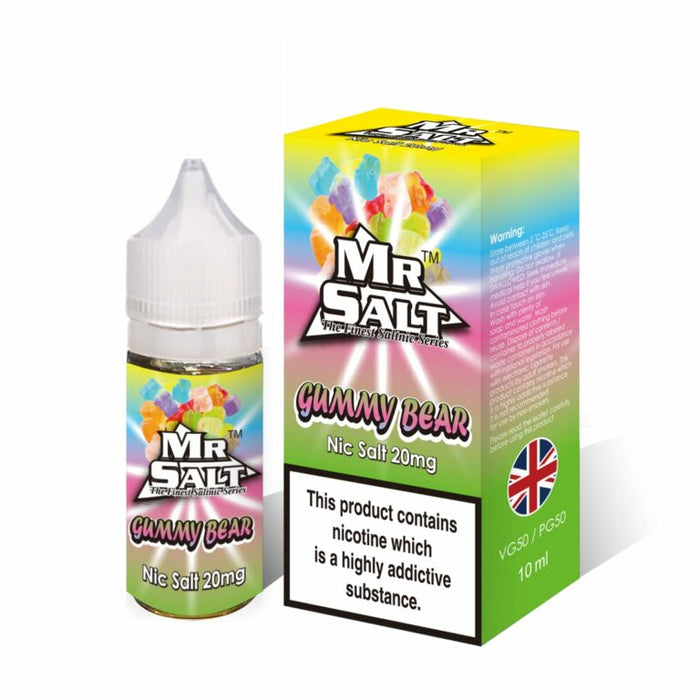 10ml Mr Salt saltnic Gummy Bear Vape Juice