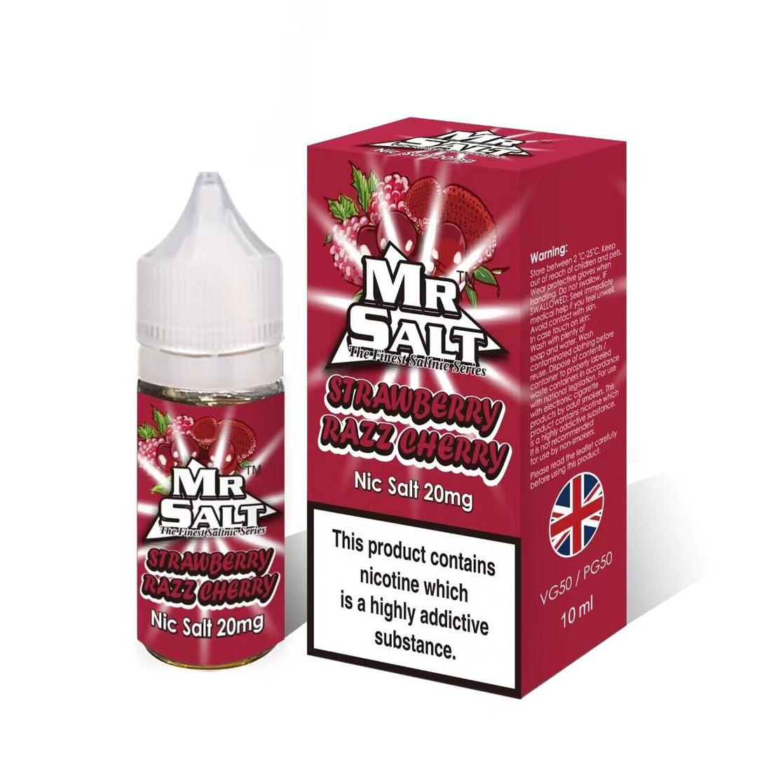 Mr Salt saltnic Strawberry Razz Cherry Vape Juice