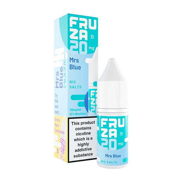 Mrs Blue Nic Salt Vape Juice By Fruza