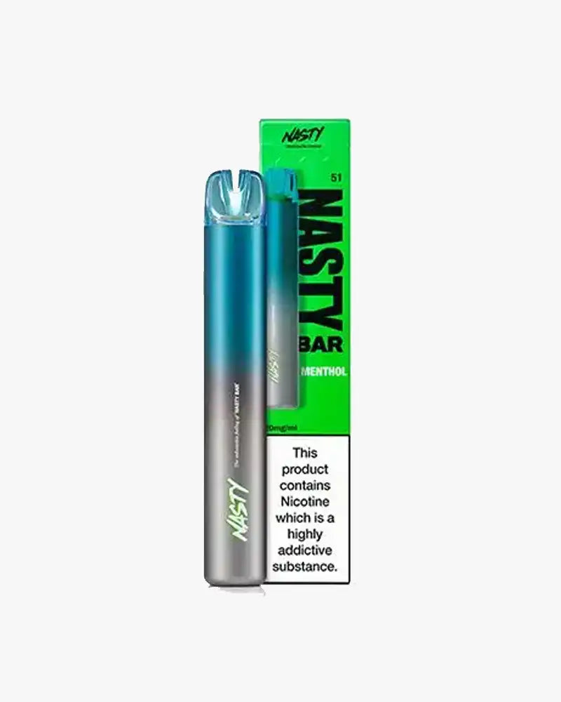 Nasty Bar DX2 Disposable Vape Bars 600 Puffs Menthol