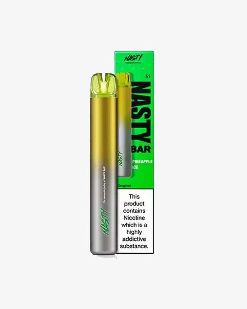 Nasty Bar DX2 Disposable Vape Bars 600 Puffs Pineapple Ice