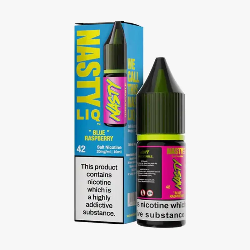 Nasty LIQ Nic Salts 10ml E Liquid Blue Raspberry