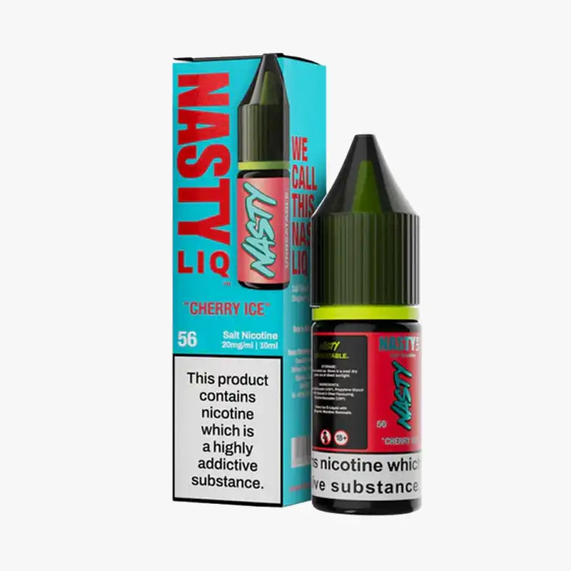 Nasty LIQ Nic Salts 10ml E Liquid Cherry Ice