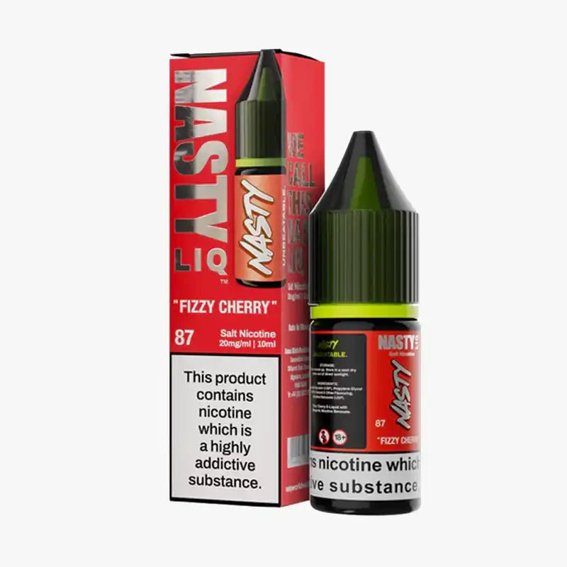 Nasty LIQ Nic Salts 10ml E Liquid Fizzy Cherry