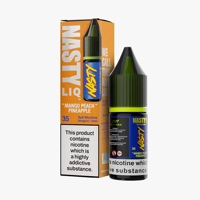 Nasty LIQ Nic Salts 10ml E Liquid Mango Peach Pineapple