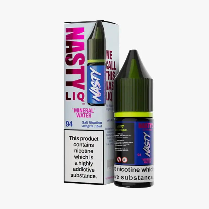 Nasty LIQ Nic Salts 10ml E Liquid Mineral Water