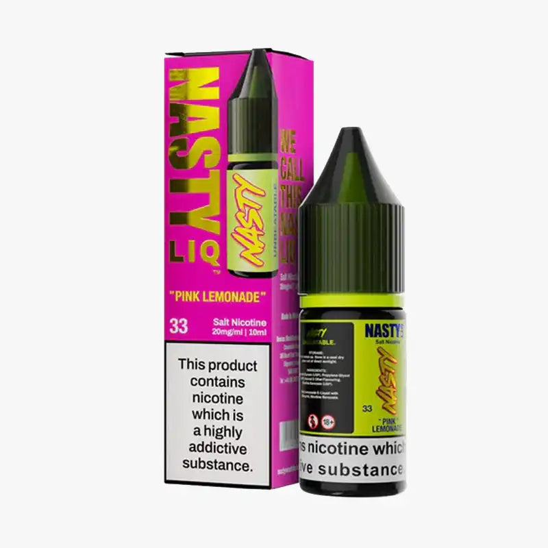 Nasty LIQ Nic Salts 10ml E Liquid Pink Lemonade