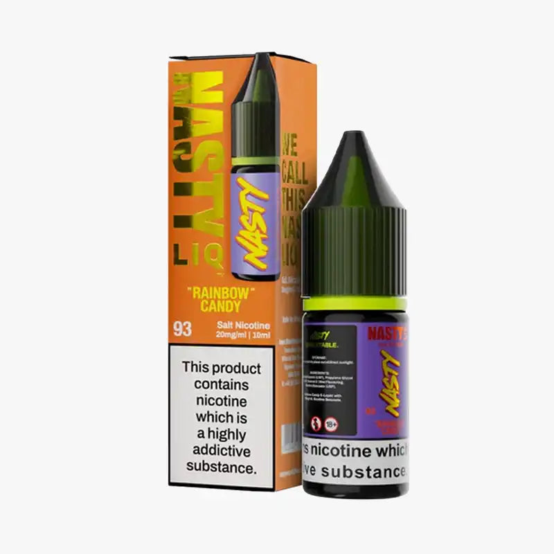 Nasty LIQ Nic Salts 10ml E Liquid Rainbow Candy