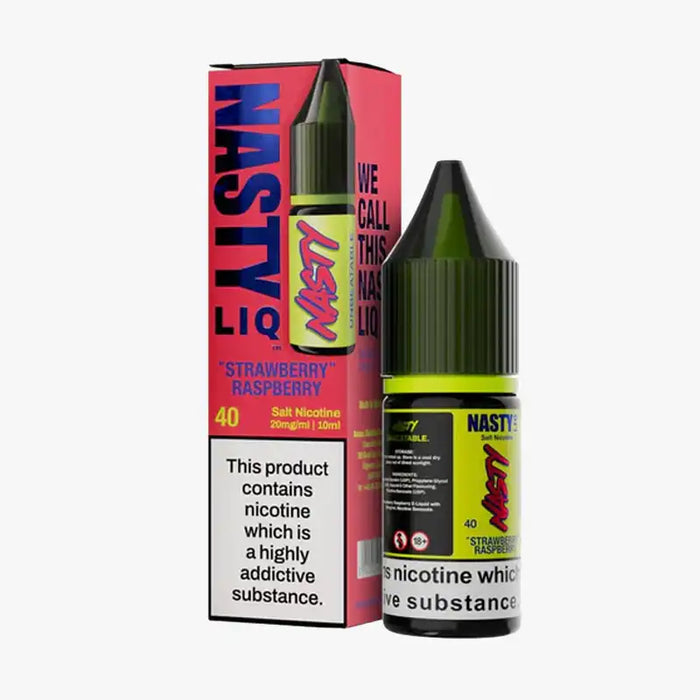 Nasty LIQ Nic Salts 10ml E Liquid Strawberry Raspberry