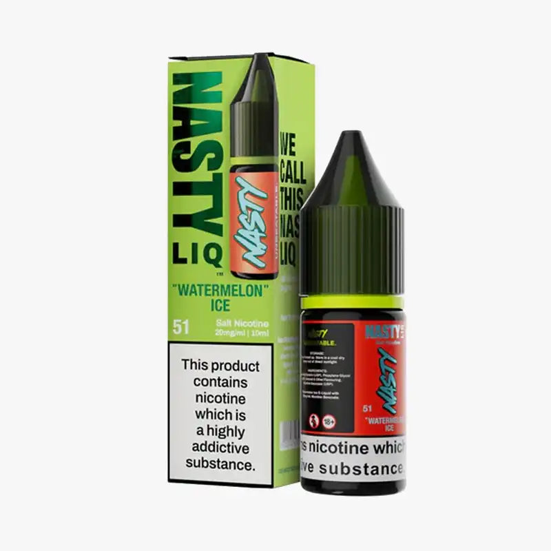 Nasty LIQ Nic Salts 10ml E Liquid Watermelon Ice