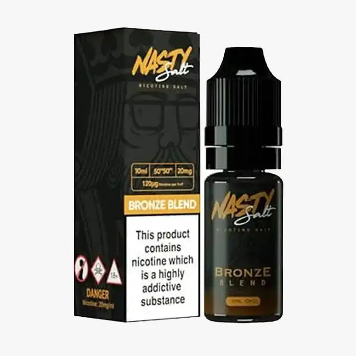 Nasty Nic Nasty Nic Salt 10x10ml E Liquid Bronze Blend