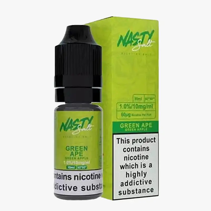 Nasty Nic Nasty Nic Salt 10x10ml E Liquid Green Ape