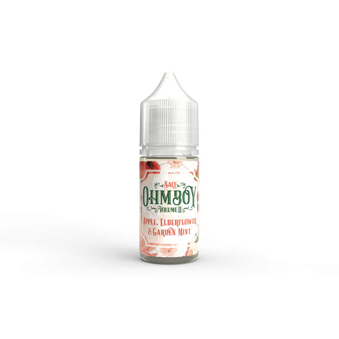 Ohm Boy Vol. II Apple, Elderflower & Garden Mint Nic Salt E-Liquid