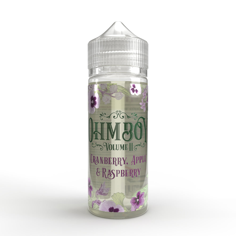 Ohm Boy Vol. II Cranberry, Apple & Raspberry 100ml Shortfill E-Liquid