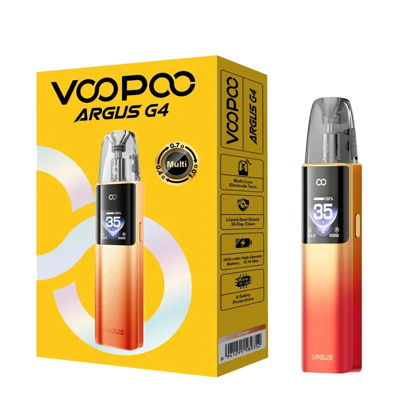 Voopoo Argus G4 Pod Vape Kit | Multi-Core Tech | 1650mAh Voopoo Argus G4 Pod Vape Kit | Multi-Core Tech | 1650mAh