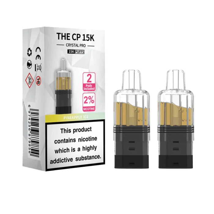 Pineapple Ice Crystal Pro CP 15K Prefilled Pod + Refill Container