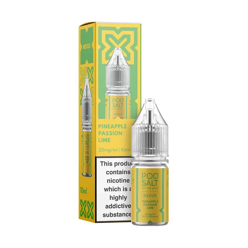 Pineapple Passion Lime 10ml Nic Salt By Pod Salt Nexus