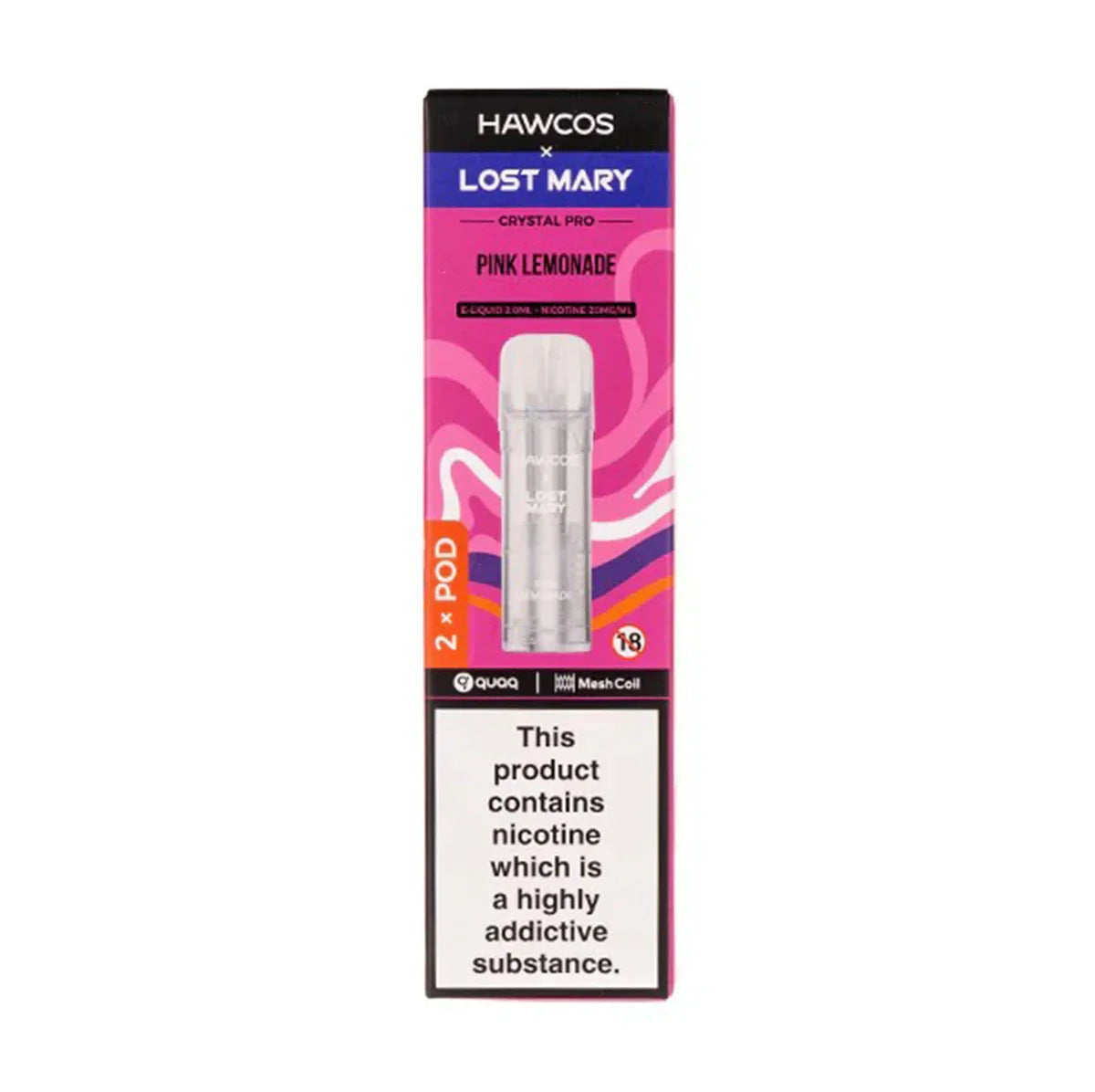 hawcos x lost mary crystal pods Hawcos x Lost Mary Crystal Pro Prefilled Kit main image 0
