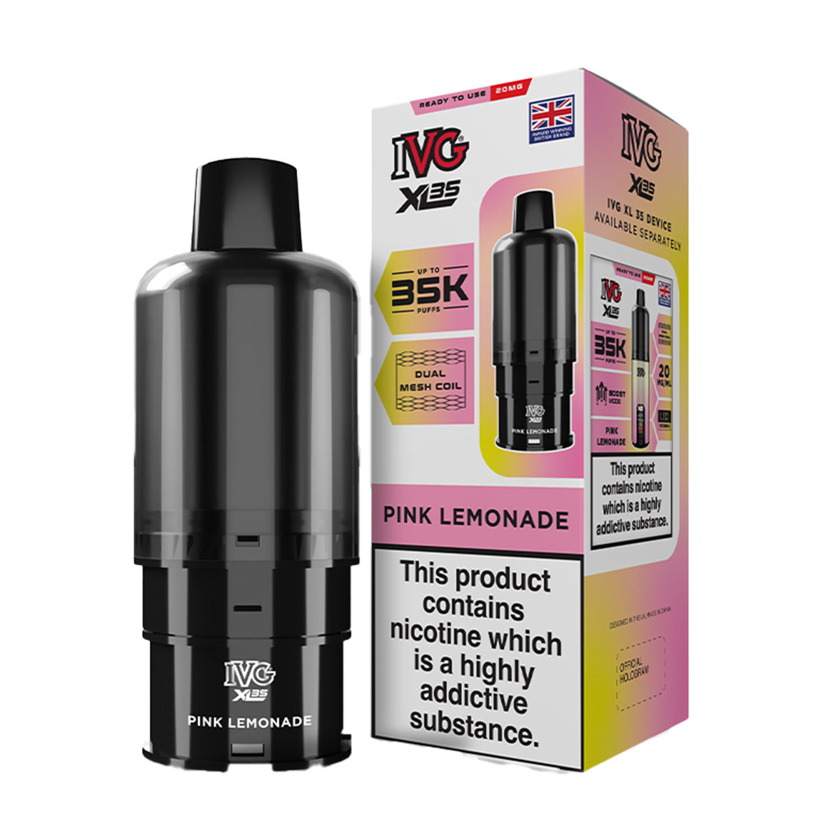 IVG XL 35K Prefilled Pods | Any 5 for 30 IVG XL 35K Prefilled Pods | Any 5 for 30