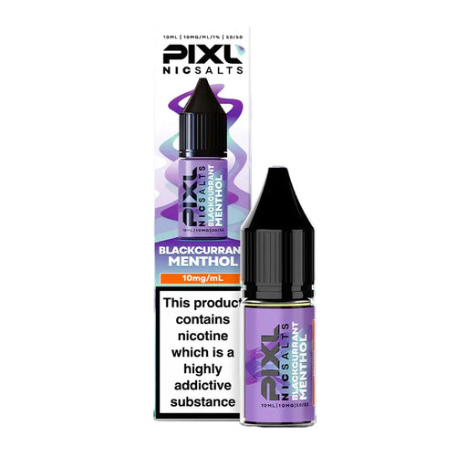 Pixl Blackcurrant Menthol Nic Salt E-Liquid - 10ml