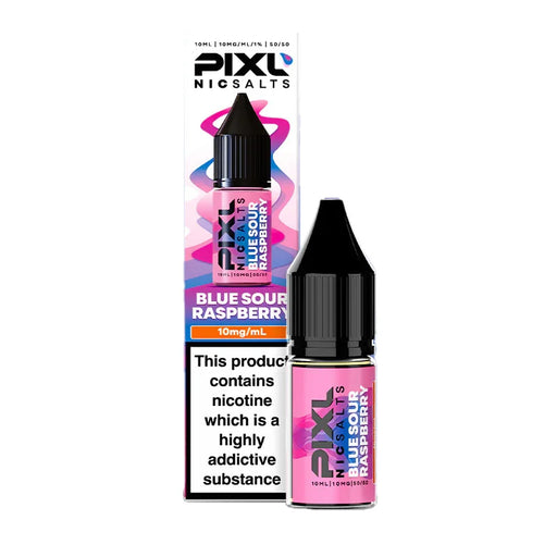Pixl Blue Sour Raspberry Nic Salt E-Liquid - 10ml