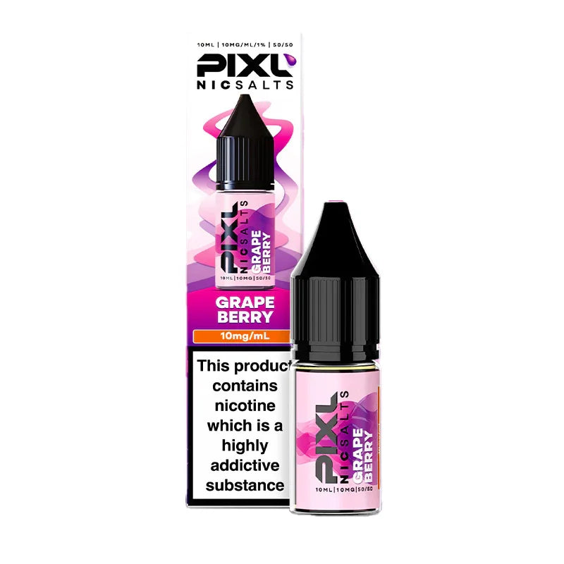 Pixl Grape Berry Nic Salt E-Liquid - 10ml
