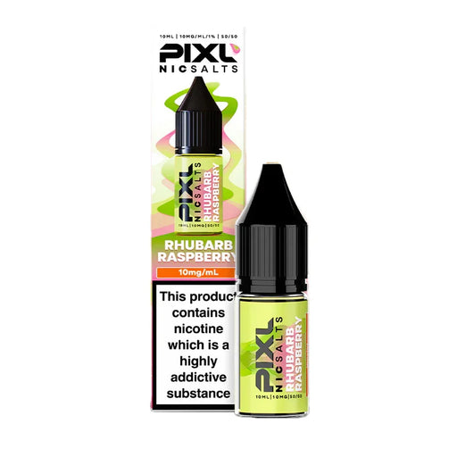Pixl Rhubarb Raspberry Nic Salt E-Liquid - 10 Pack