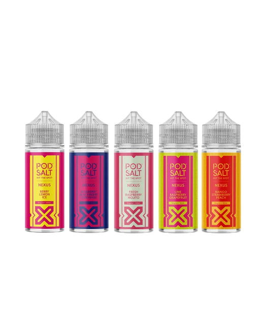 Pod Salt Nexus 0mg 100ml Shortfill E Liquids 