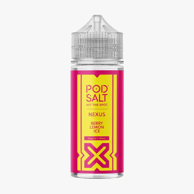 Pod Salt Nexus 100ml Shortfill E Liquids Berry Lemon Ice
