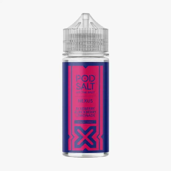 Pod Salt Nexus 100ml Shortfill E Liquids Blueberry Blackberry Lemonade