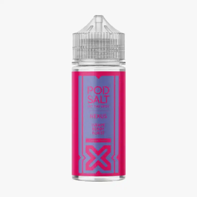 Pod Salt Nexus 100ml Shortfill E Liquids Grape Berry Brust