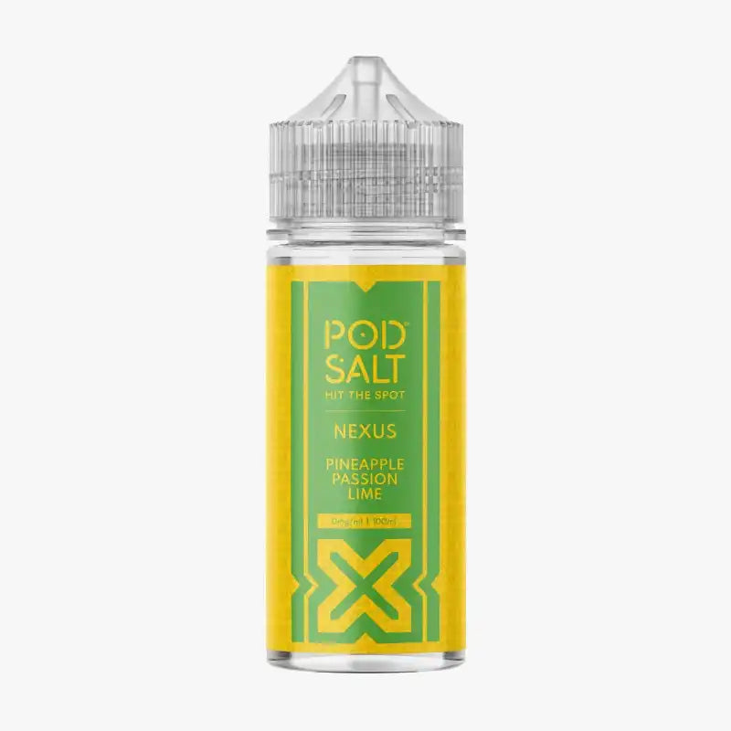 Pod Salt Nexus 100ml Shortfill E Liquids Pineapple Passion Lime