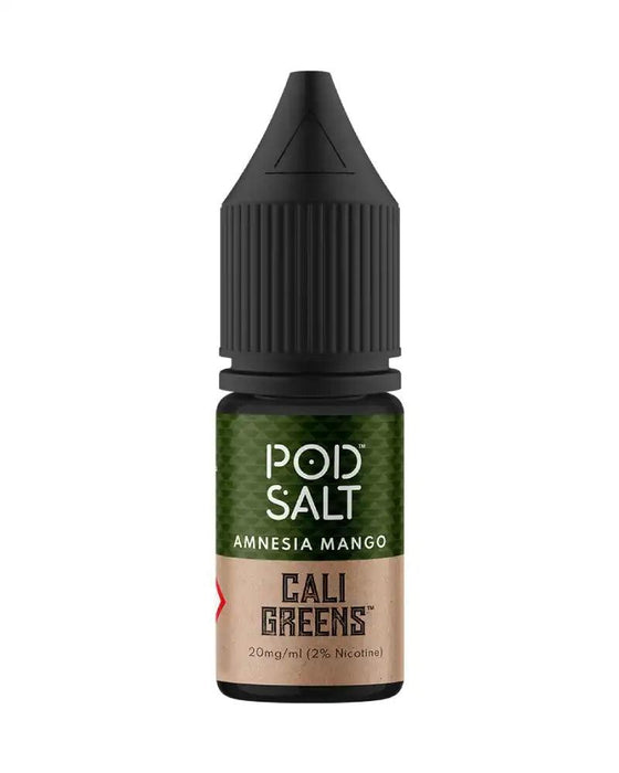 Pod Salt Fusion Cali Greens Amnesia Mango Nic Salt E-Liquid - Vapours Deal Ltd