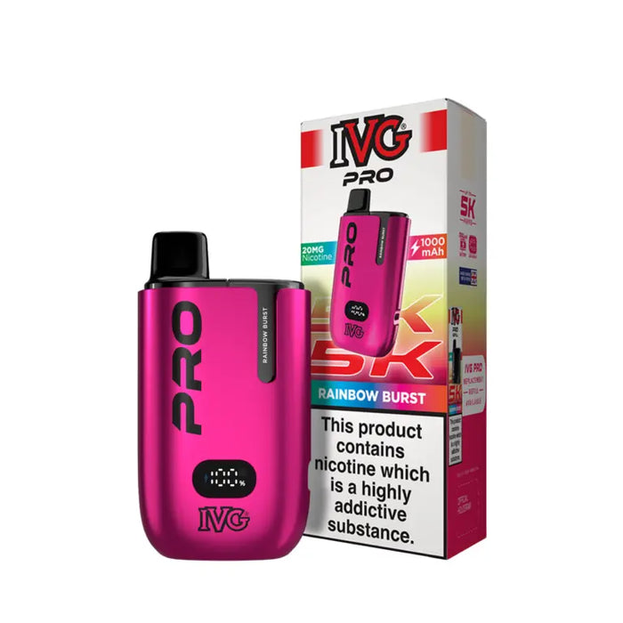 Rainbow Burst IVG Pro 5K Prefilled Pod Kit