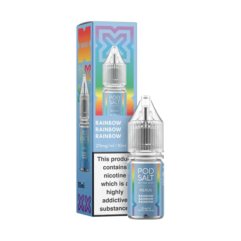 Rainbow Rainbow Rainbow 10ml Nic Salt By Pod Salt Nexus