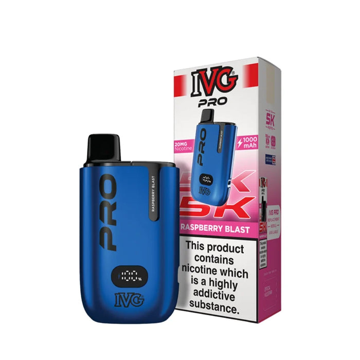 Raspberry Blast IVG Pro 5K Prefilled Pod Kit