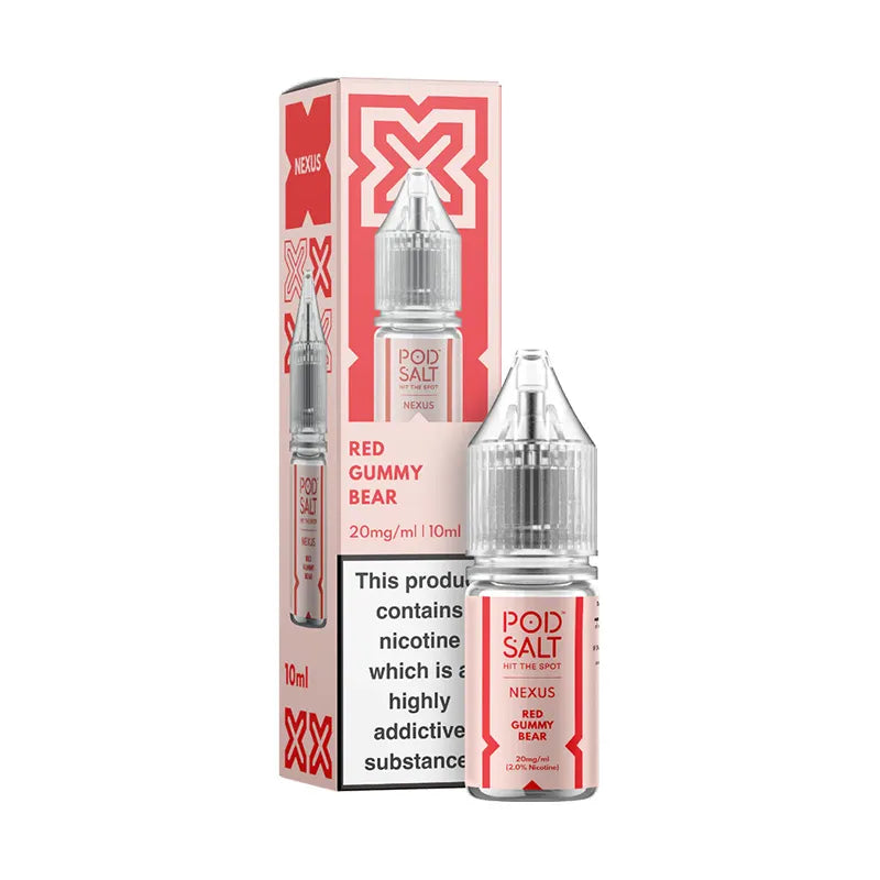 Red Gummy Bear 10ml Nic Salt By Pod Salt Nexus
