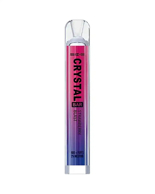 SKE Crystal Bar 600 Strawberry Blast Disposable Vape