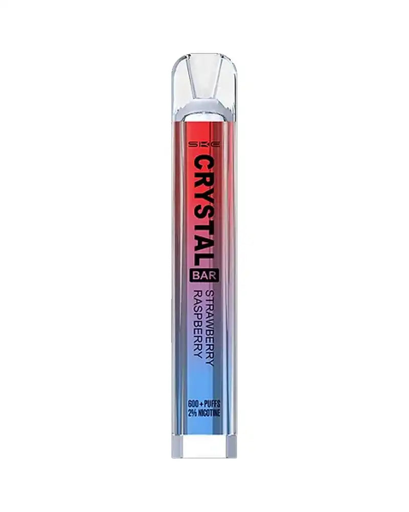 SKE Crystal Bar 600 Strawberry Raspberry Disposable Vape