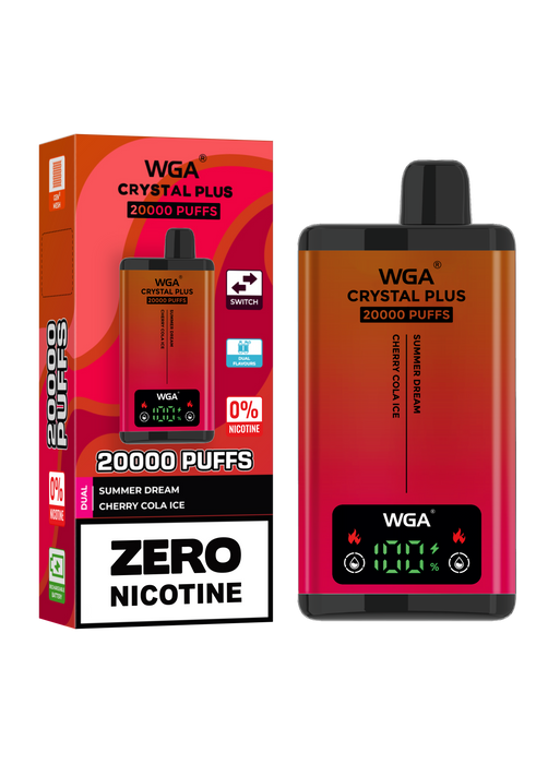 WGA Crystal Plus 20000 Summer Dream / Cherry Cola Ice 0 Nicotine Disposable Vape