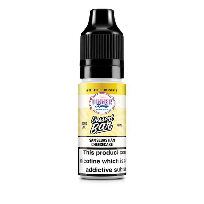 San Sebastien Cheesecake Nic Salt Vape Juice By Dinner Lady Dessert Bar Salts