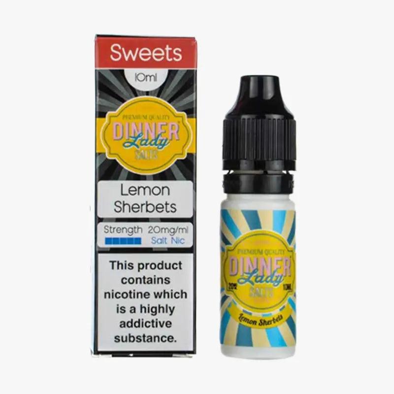 Lemon Sherbets Nic Salt E-Liquid by Dinner Lady - Vapours Deal Ltd