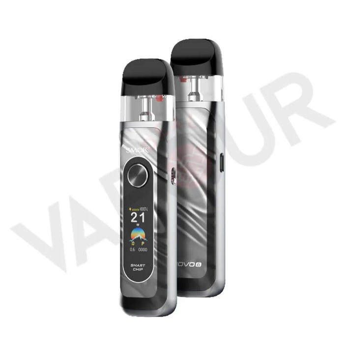 Silver Smok Novo 6 Pod Vape Kit