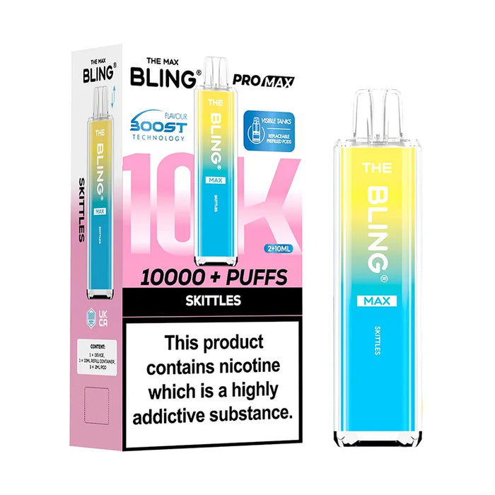 Skittles The Bling Pro Max 10K Prefilled Pod Kit