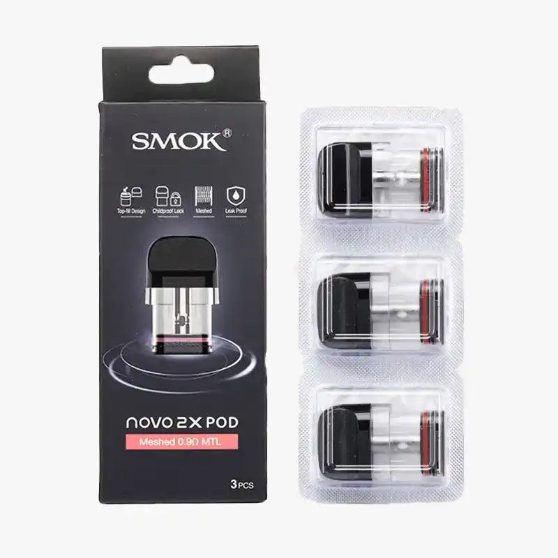 Smok Novo 2X Replacement Pods (Pack of 3) - Vapours Deal Ltd